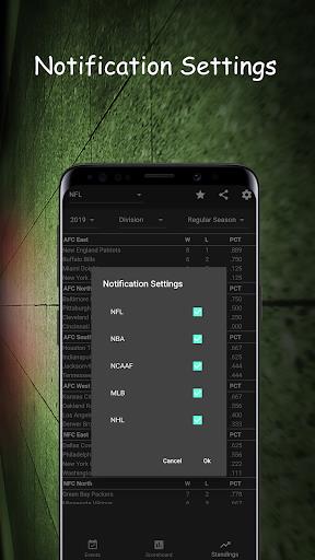 Dofu Live Stream for NFL, NBA, NCAAF, MLB, NHL Zrzut ekranu 0