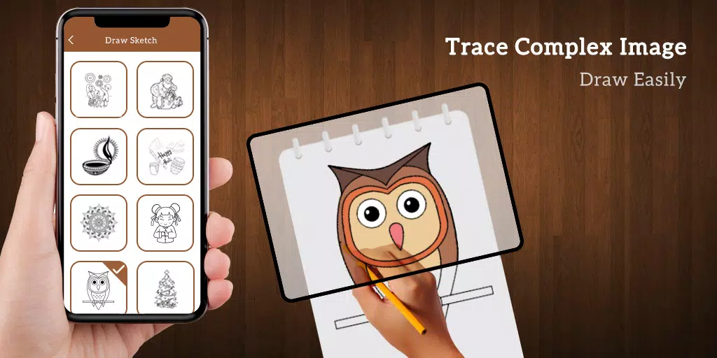 Draw Sketch - Copy Trace Draw Скриншот 1
