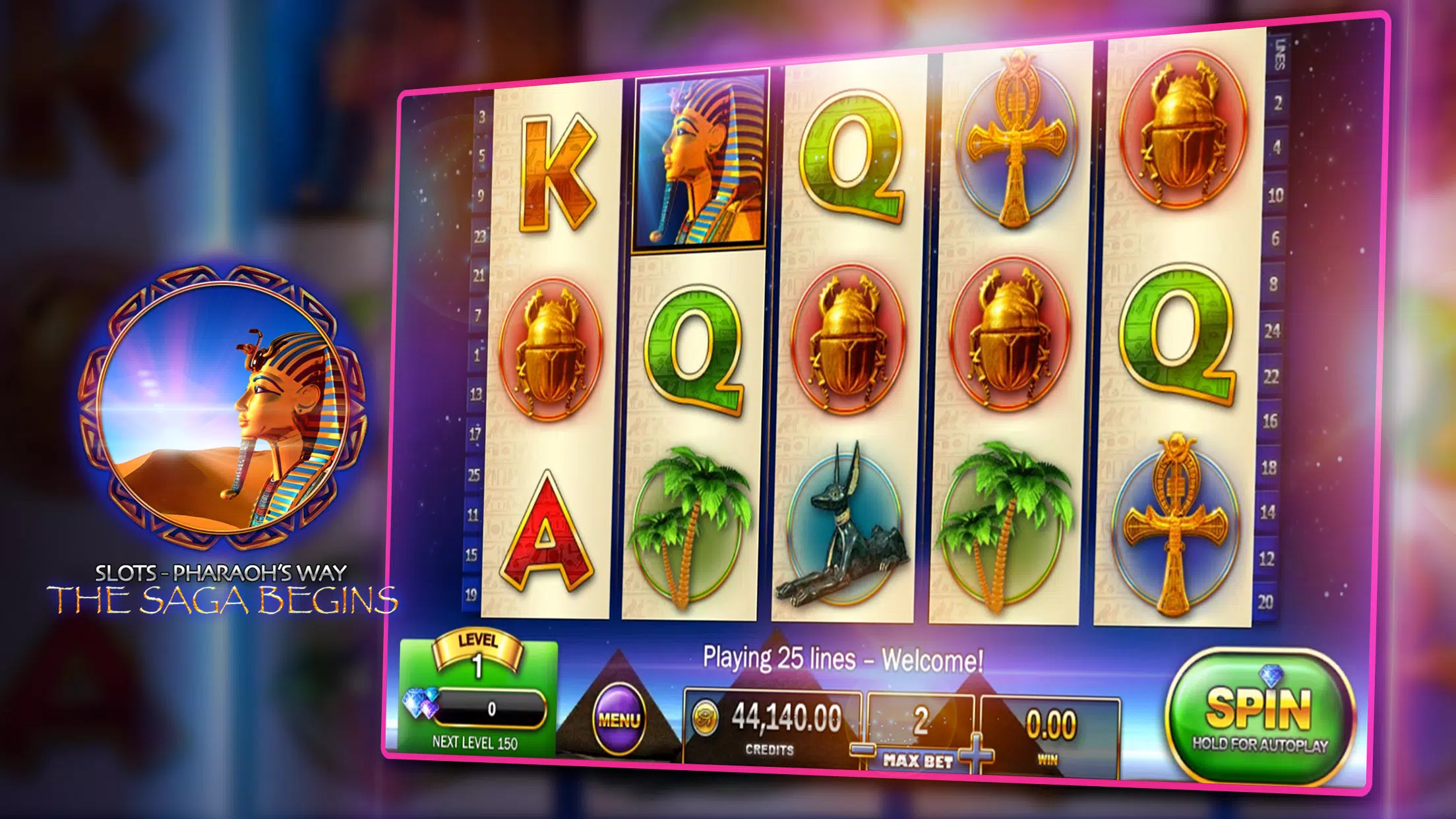 Slots - Pharaoh's Way Casino應用截圖第2張