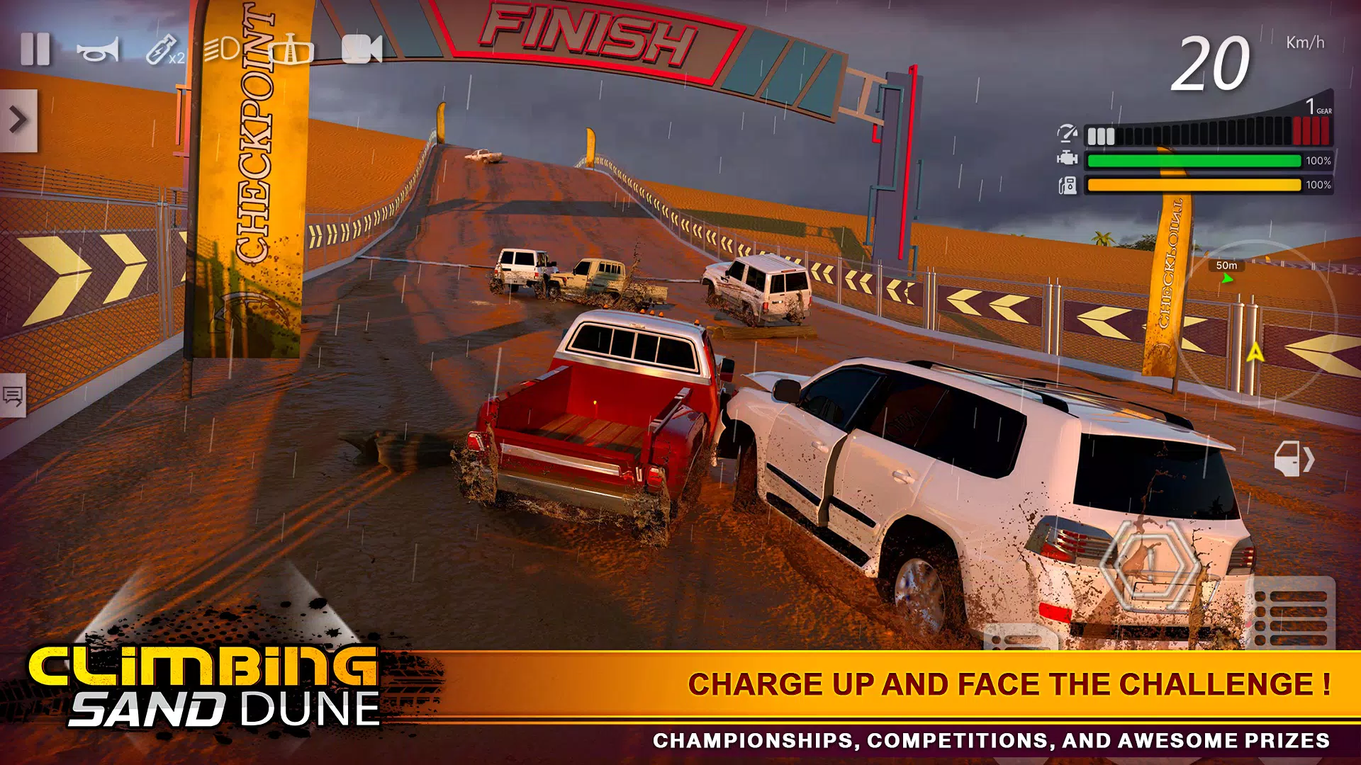 Climbing Sand Dune OFFROAD Screenshot 2