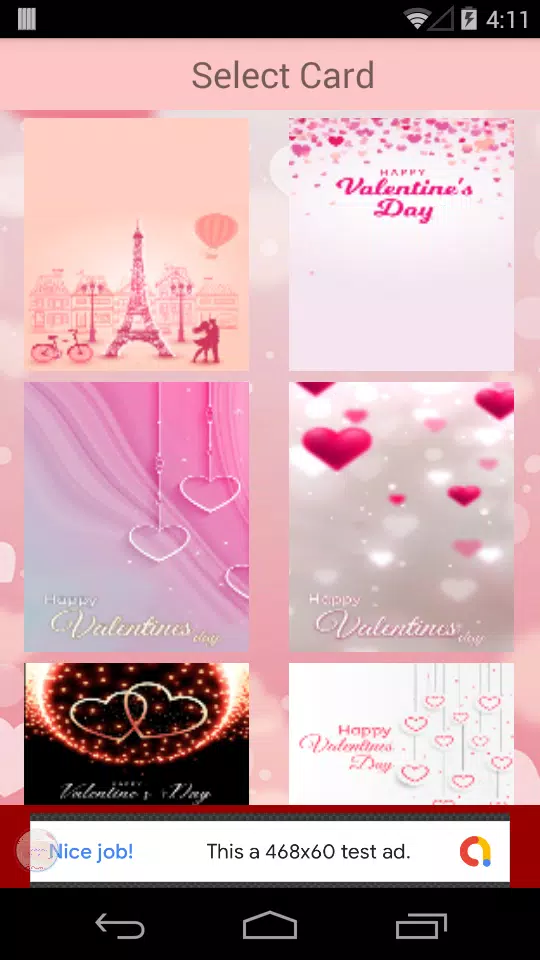 Valentine Greeting Card 2019 Zrzut ekranu 2