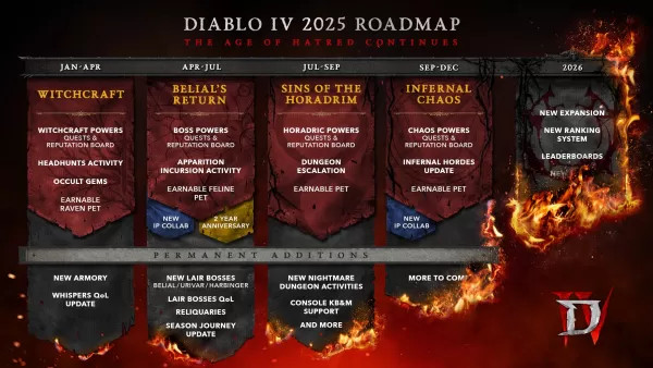 Diablo 4 Temporada 8: Blizzard aborda críticas de roteiro, atualizações de árvores de habilidade e mudanças de passe de batalha