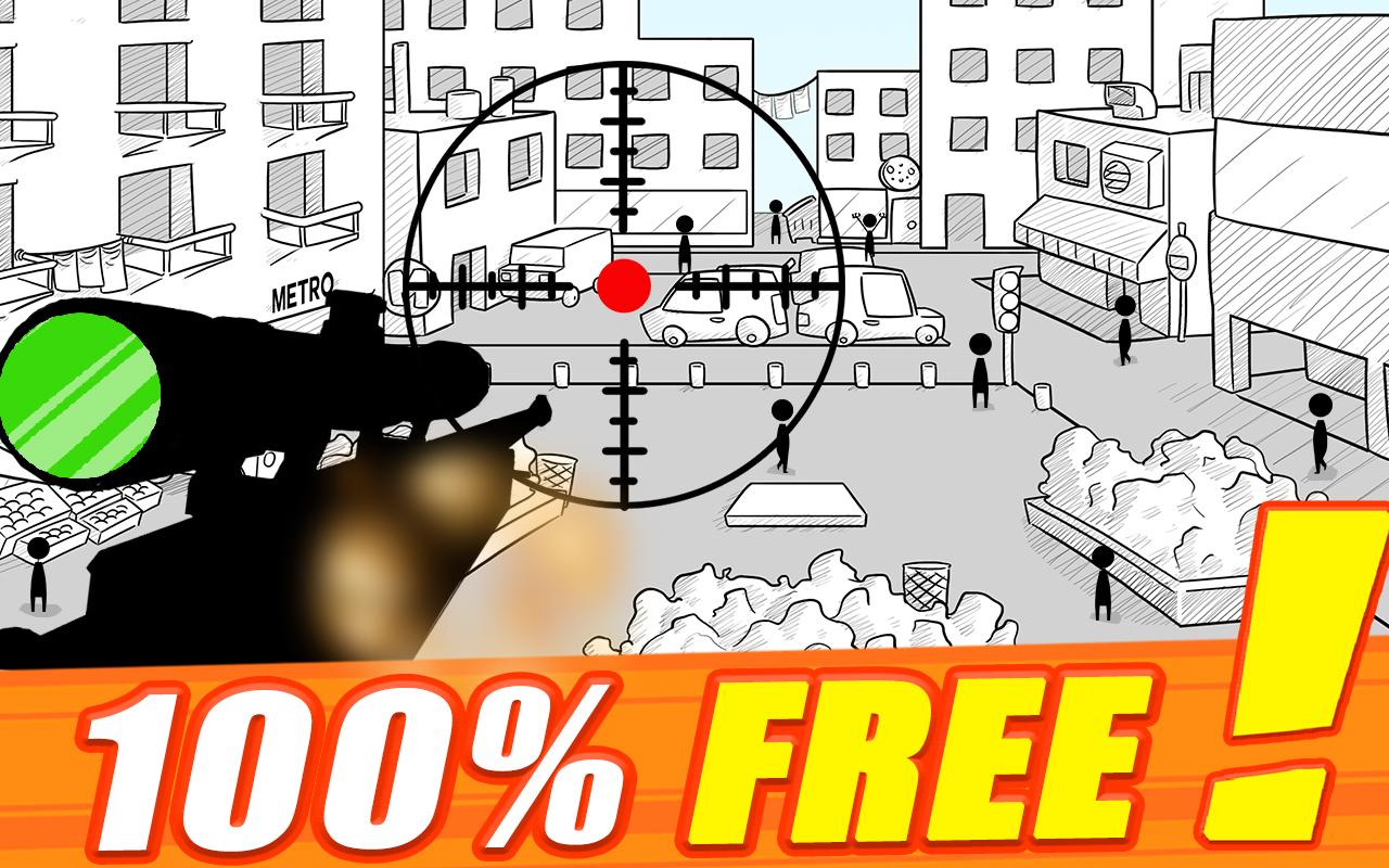 Stickman sniper : Tap to kill應用截圖第1張