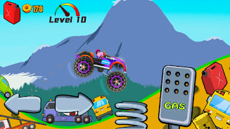 Kids Monster Truck Racing Game Zrzut ekranu 3