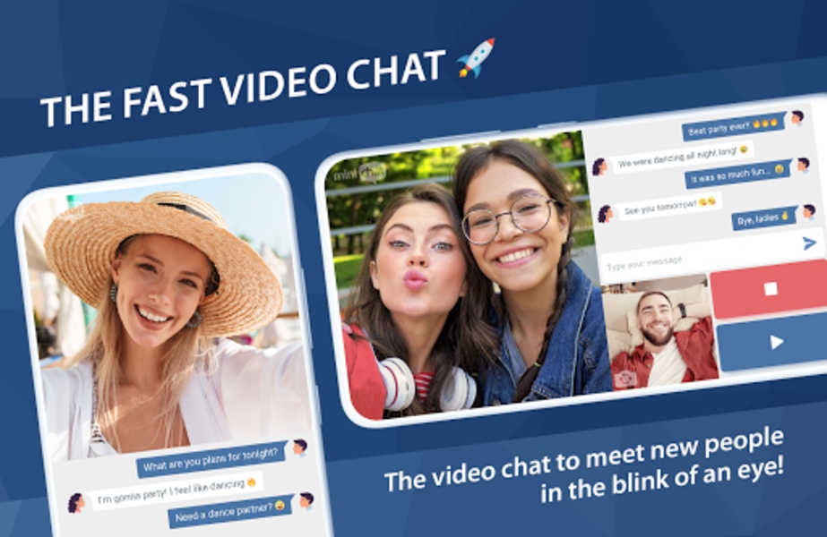 Minichat – The Fast Video Chat Schermafbeelding 0