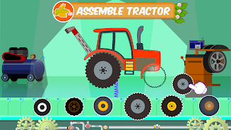 Farm Tractors Dinosaurs Games Zrzut ekranu 2