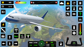 Airplane Flight Simulator Game Schermafbeelding 1