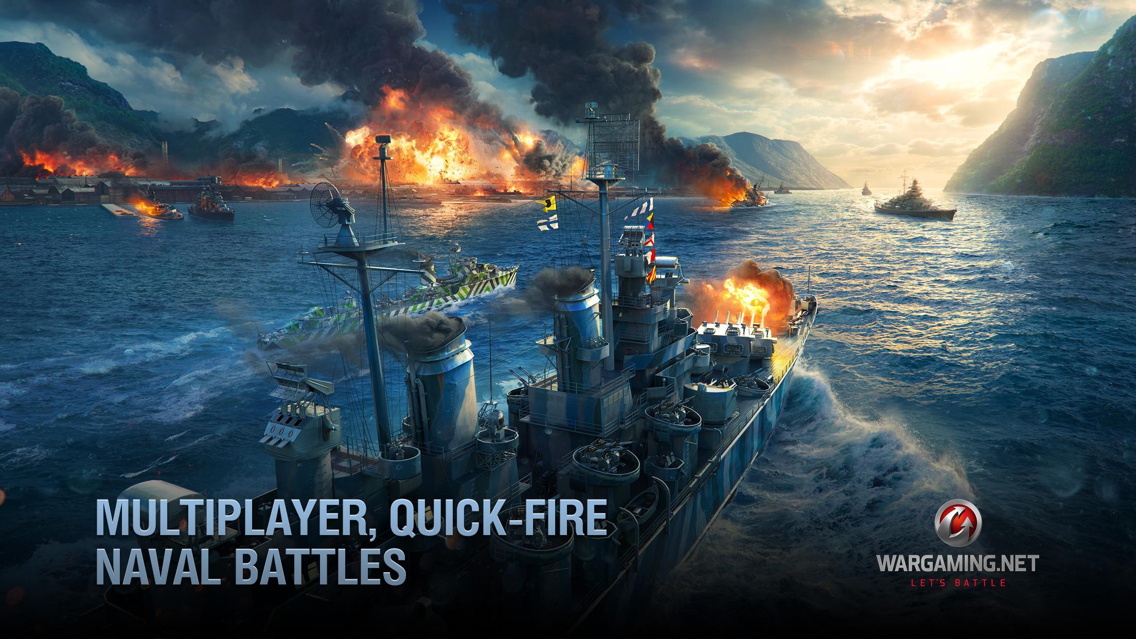 World of Warships Blitz War ဖန်သားပြင်ဓာတ်ပုံ 3