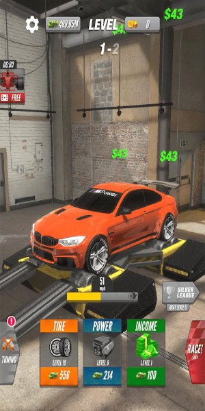 Racing gameplay screenshot