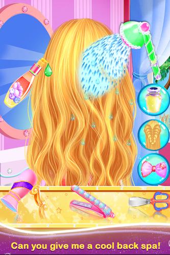 Fashion Braid Hair Girls Games Captura de pantalla 0