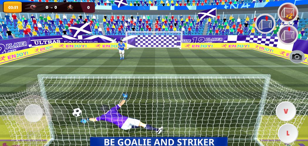 Goalie Wars Football Online Zrzut ekranu 2