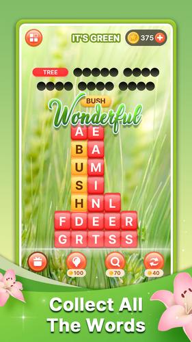 Word Search Block Puzzle Game Schermafbeelding 1