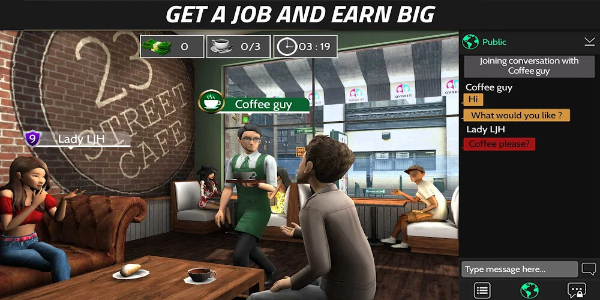 Avakin Life - 3D virtual world MOD Ekran Görüntüsü 3