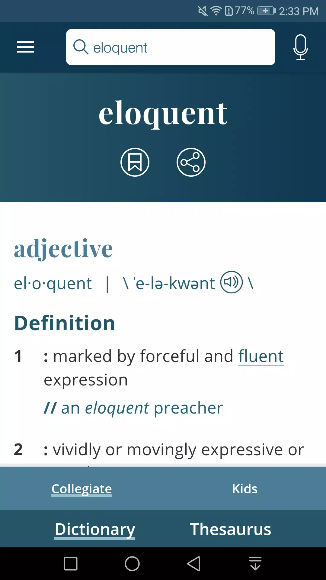 Dictionary - Merriam-Webster Captura de tela 2