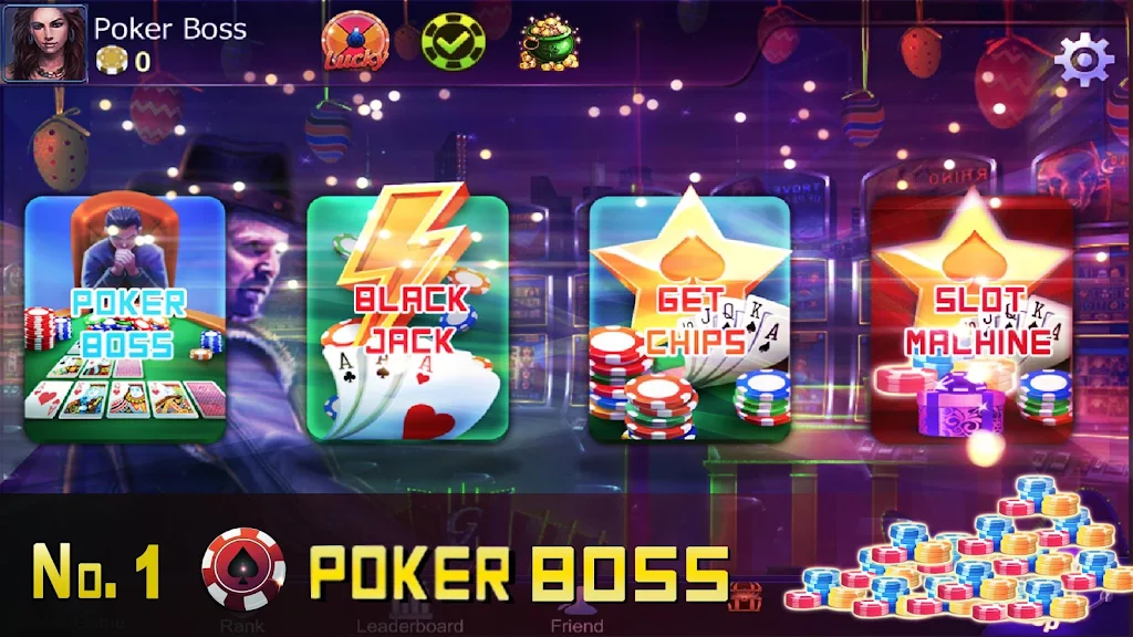 Poker Boss: Texas Holdem Offline Tangkapan skrin 0