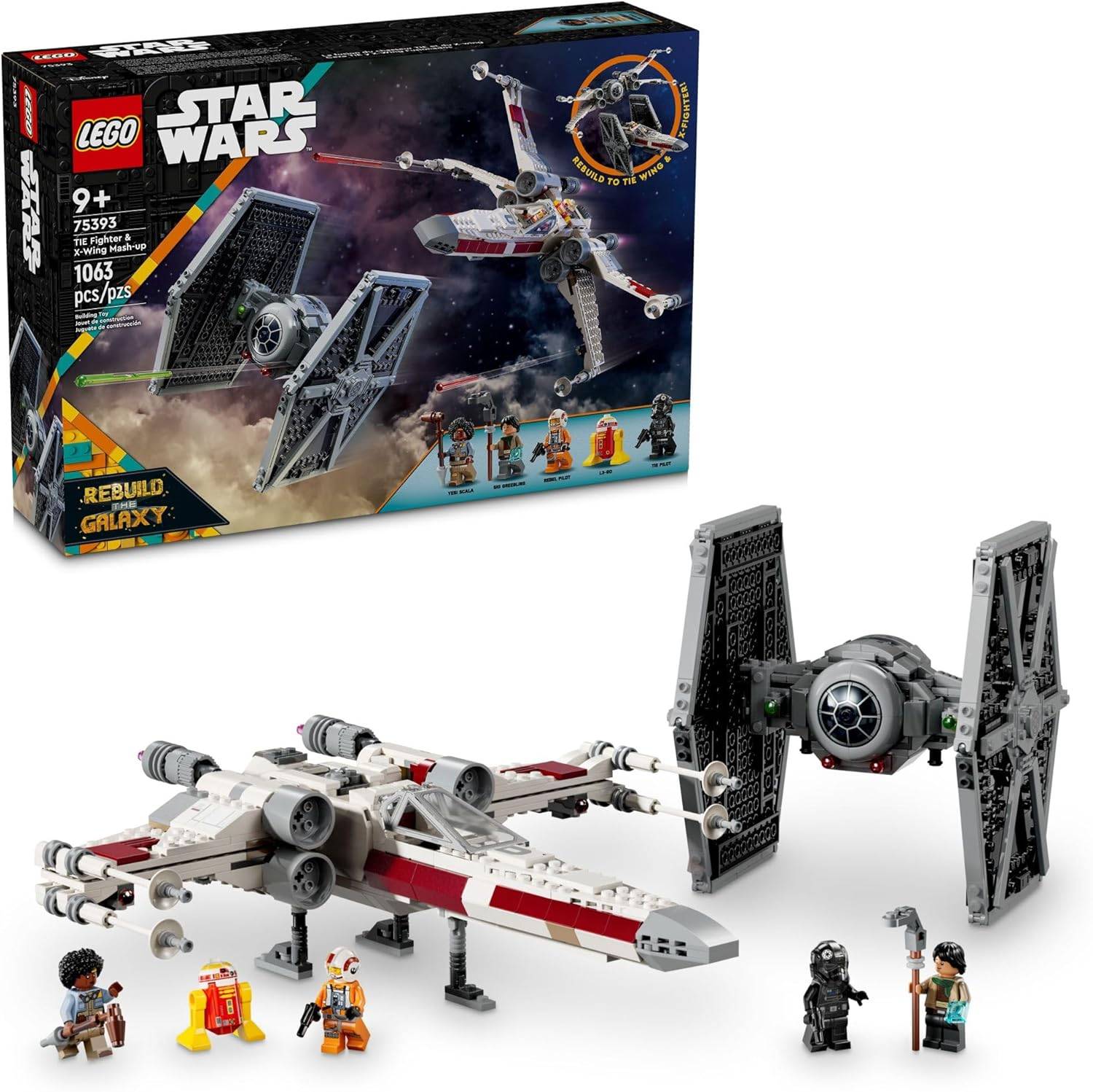 Lego Star Wars Tie Fighter e X-Wing Mash-up