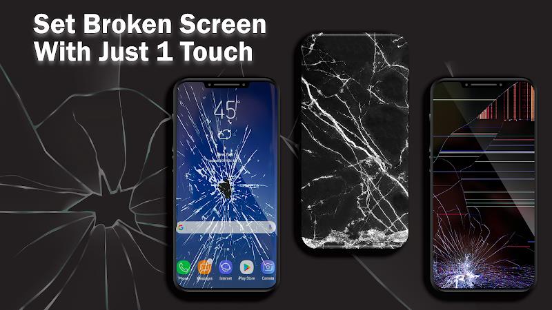 Broken Screen 4K Pranks Funny Ảnh chụp màn hình 0