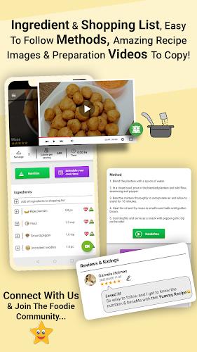 African Recipes : Offline Food Capture d'écran 1