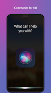 Commands for Siri voice app. Capture d'écran 0