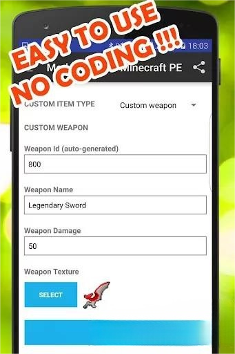 Mod Maker for Minecraft PE Capture d'écran 1