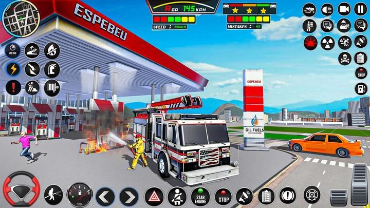 Firefighter: FireTruck Games ဖန်သားပြင်ဓာတ်ပုံ 3