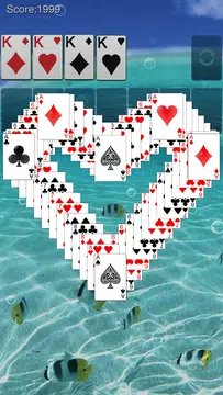 Solitaire: Ocean Blue Zrzut ekranu 2