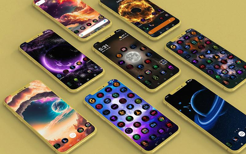 Galaxy Theme Zrzut ekranu 0