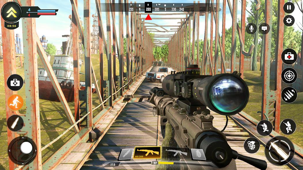 Sniper Game: Shooting Gun Game Mod Zrzut ekranu 0