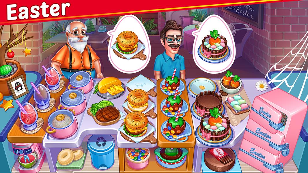 Halloween Street Food Shop Restaurant Game ภาพหน้าจอ 2