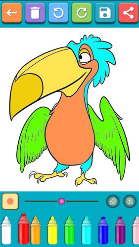 Birds Coloring Games 스크린샷 1