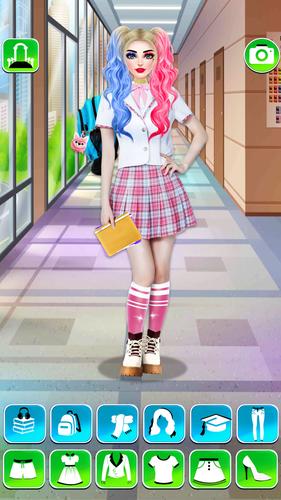 College Girls Fashion Dress Up スクリーンショット 2