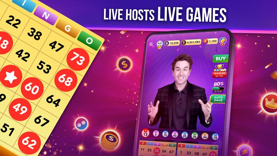 Live Play Bingo Schermafbeelding 1