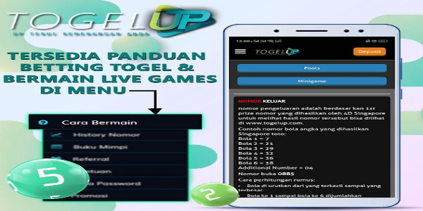 TogelUp Tangkapan skrin 1