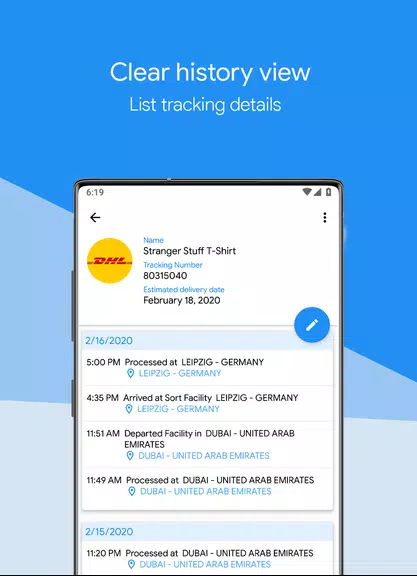 Packages Tracker应用截图第2张