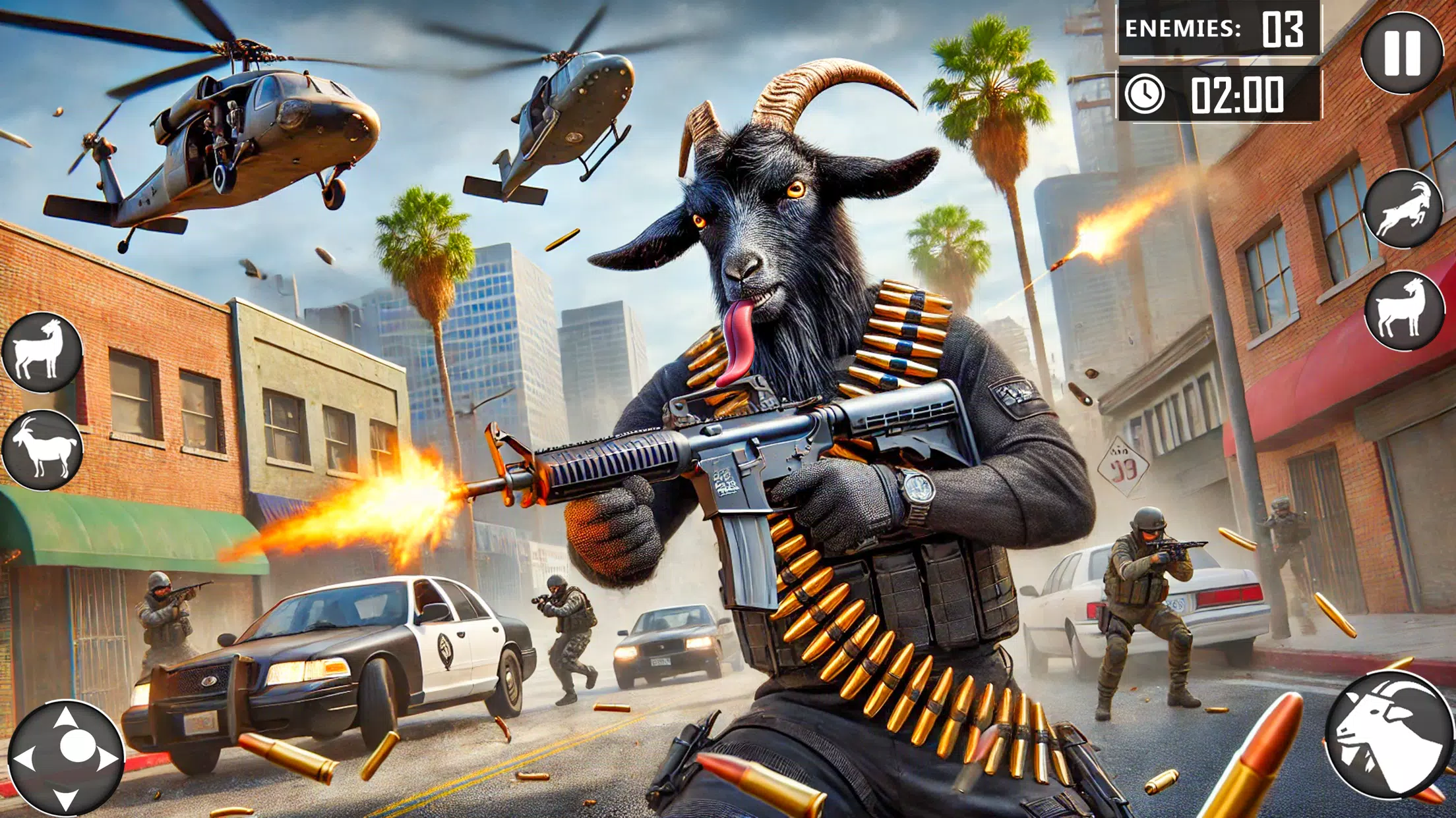 Angry Goat Fun Simulator Ekran Görüntüsü 1