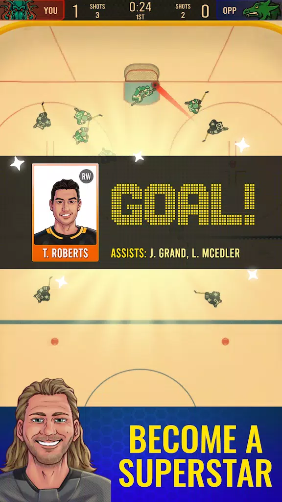 Superstar Hockey Zrzut ekranu 2