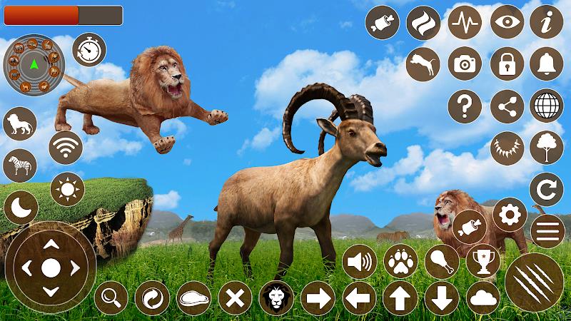 Schermata Lion Games 3D Animal Simulator 1