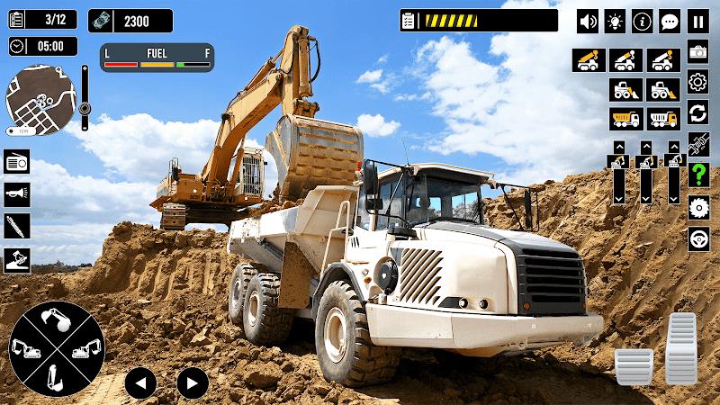 Construction Game: Truck Games Ekran Görüntüsü 1