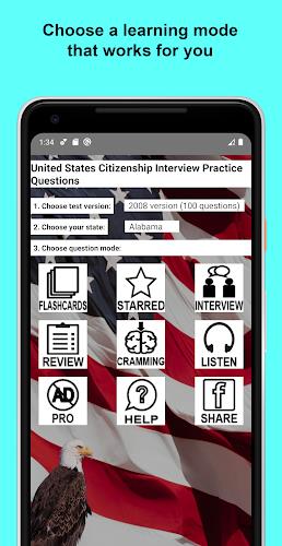 US Citizenship Test 2024 Captura de pantalla 0