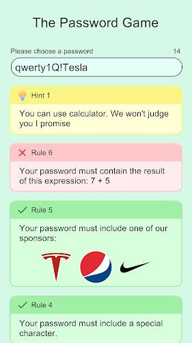 The Password Game স্ক্রিনশট 2