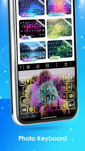 Neon LED Keyboard: RGB & Emoji ภาพหน้าจอ 3