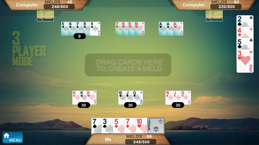 Rummy 500 Captura de pantalla 2