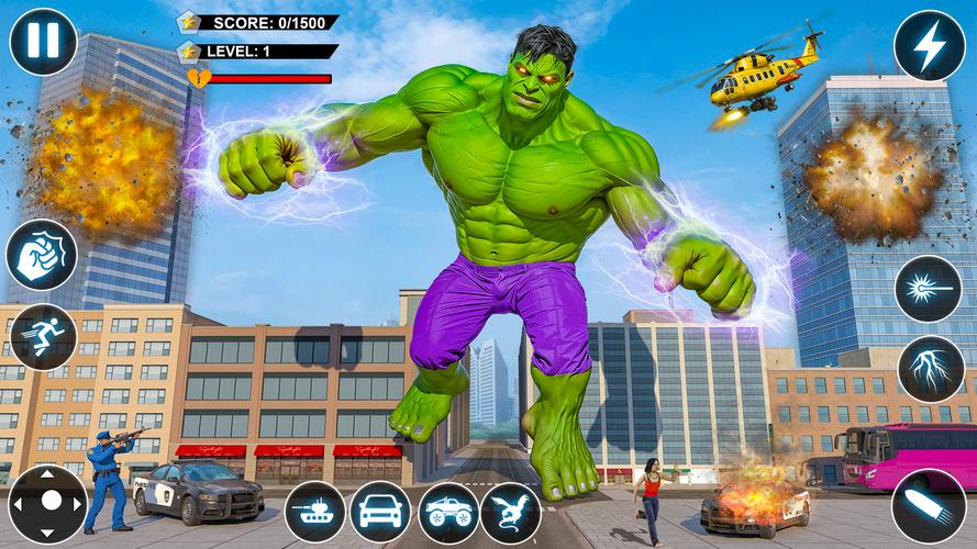 Incredible Monster Hero Games ภาพหน้าจอ 0