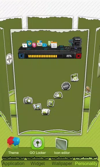 Schermata Next Launcher Theme P.Sheep 1