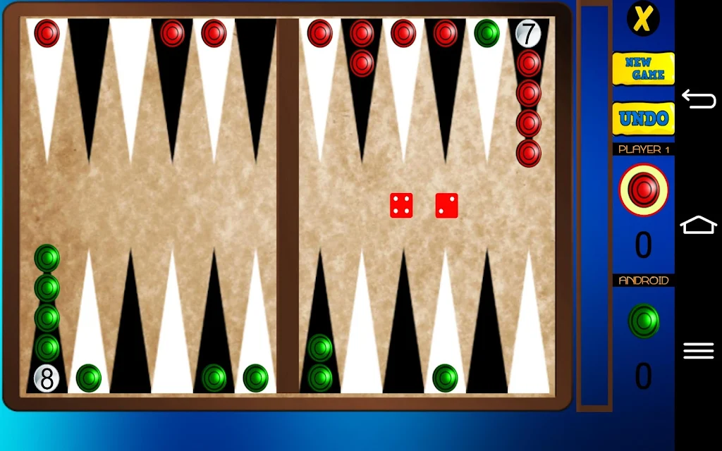 Narde - Long Backgammon by Clarka Apps Zrzut ekranu 2