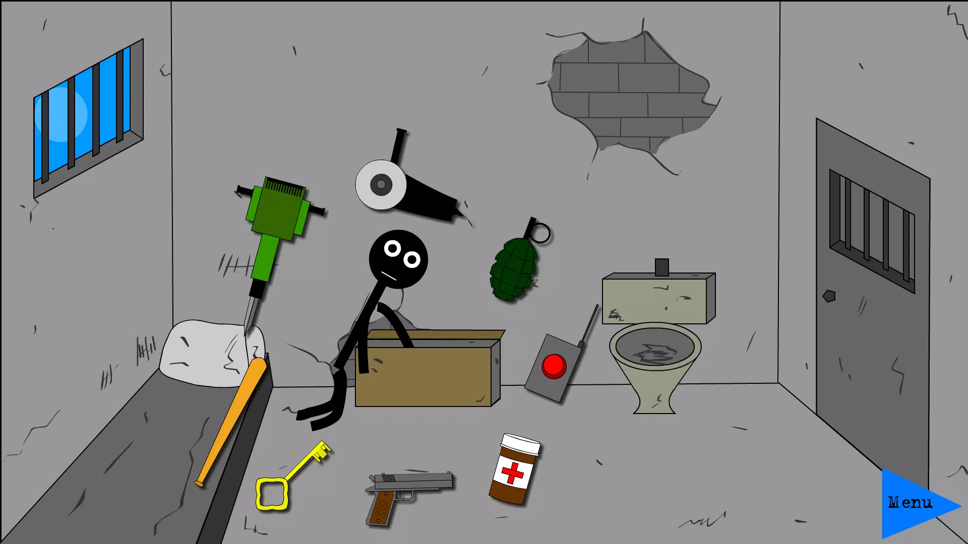 Schermata Stickman Jailbreak 2，Dumb ways 0