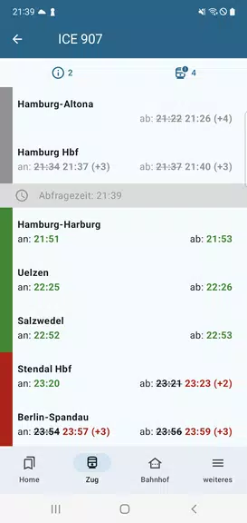 Ist mein Zug pünktlich? Screenshot 0