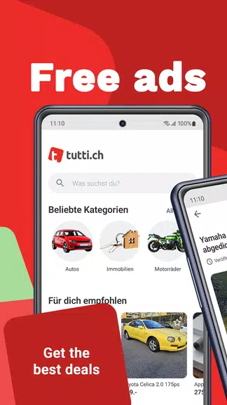 tutti.ch Ekran Görüntüsü 0