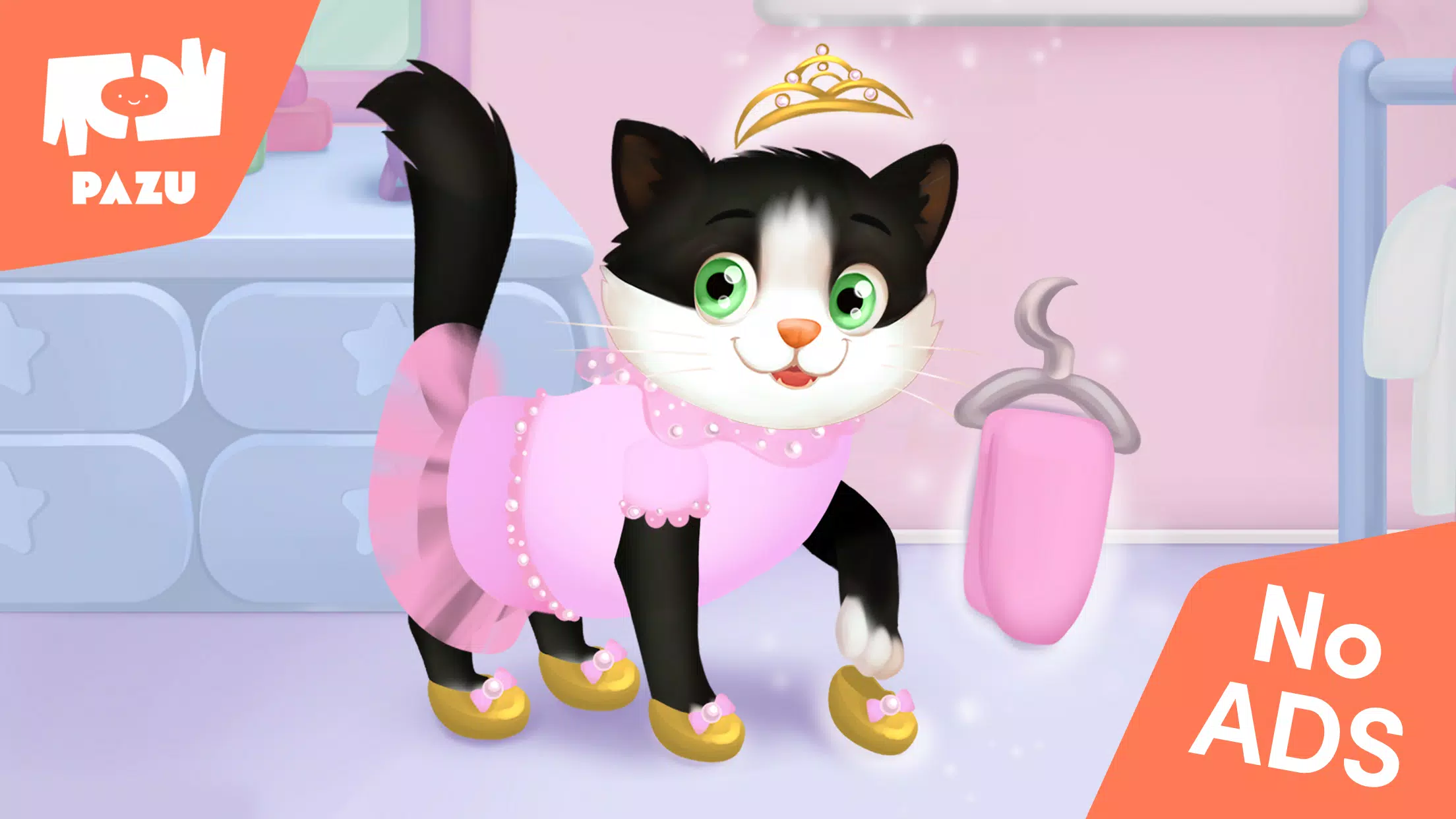 Cat game - Pet Care & Dress up Screenshot 0