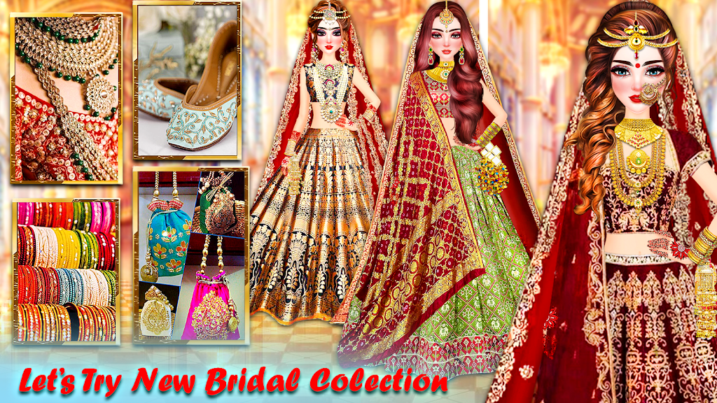 Indian Bride Dress Up Girl Скриншот 1